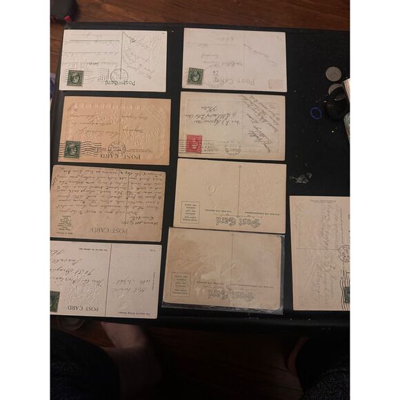 BIRTHDAY GREETINGS antique postcard bundle 8 pcs. B1 - Picture 7 of 7